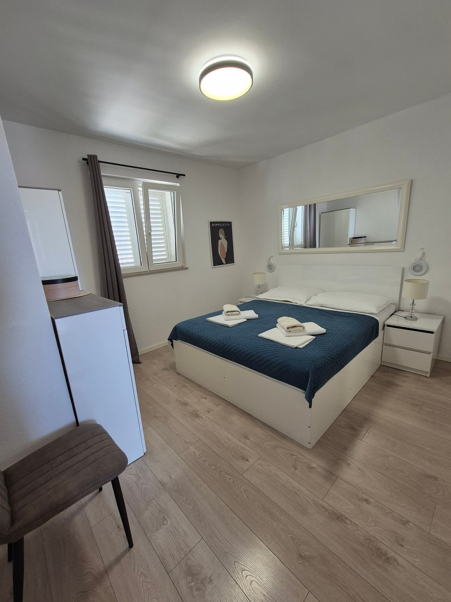 Spavaća soba - Apartmani Erceg Makarska